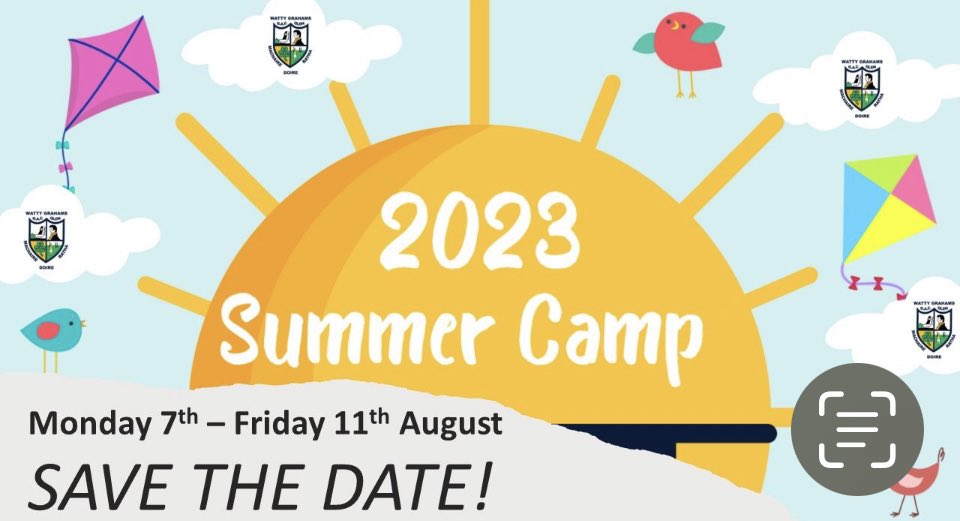 Summer camp event details