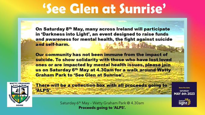 Details of see sunrise at Glen