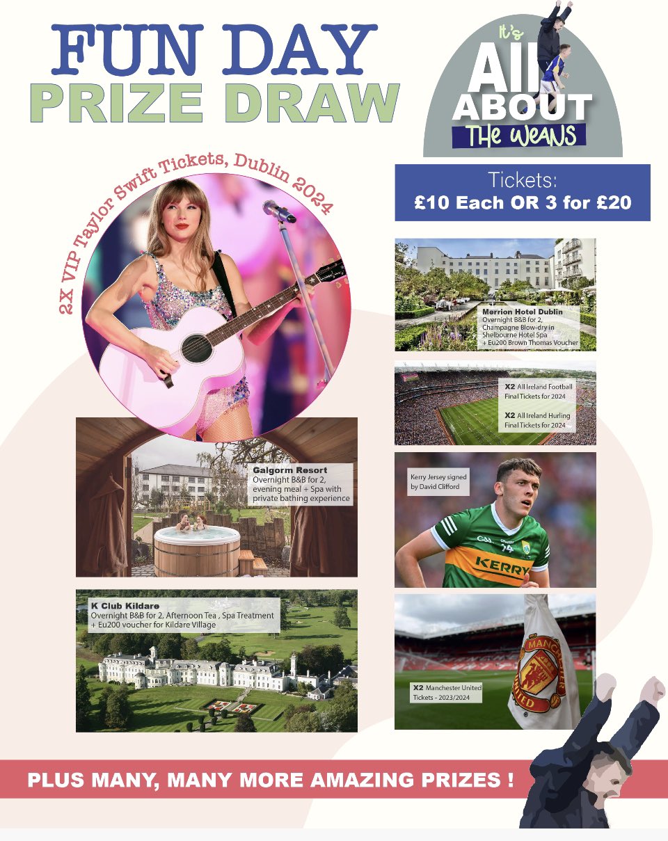 Prize draw prizes