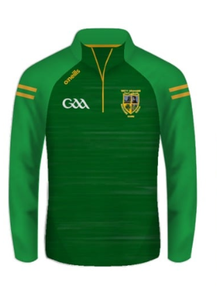 Green Glen half zip top