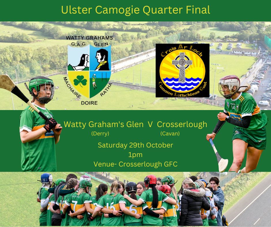 2 senior camogie players in action in quarter final promotion